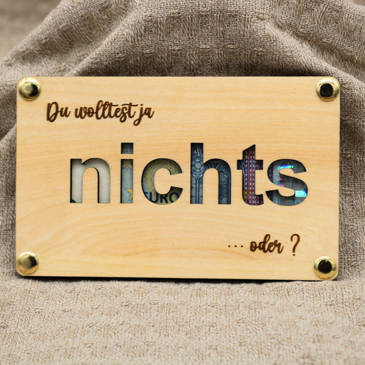 Wunscherfüller "Du wolltest ja nichts"