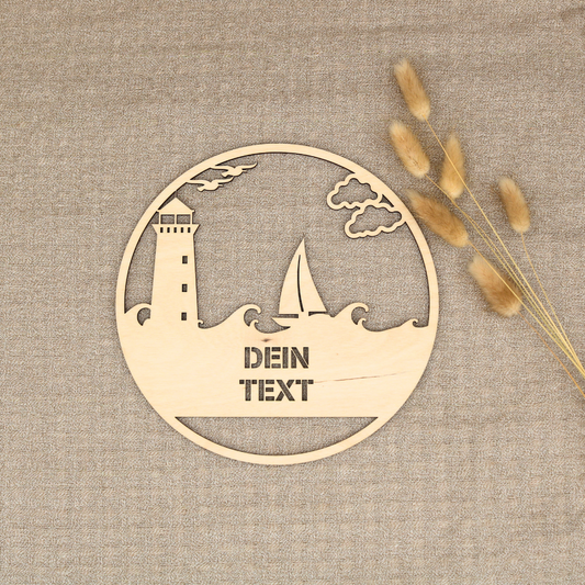 Personalisiertes Türschild "Meer"