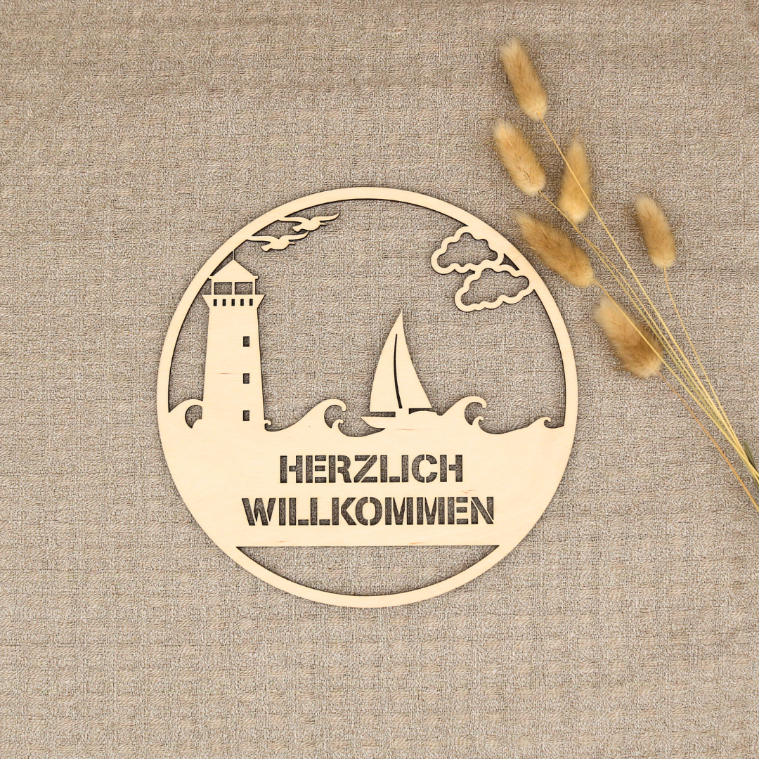 Türschild "Meer"