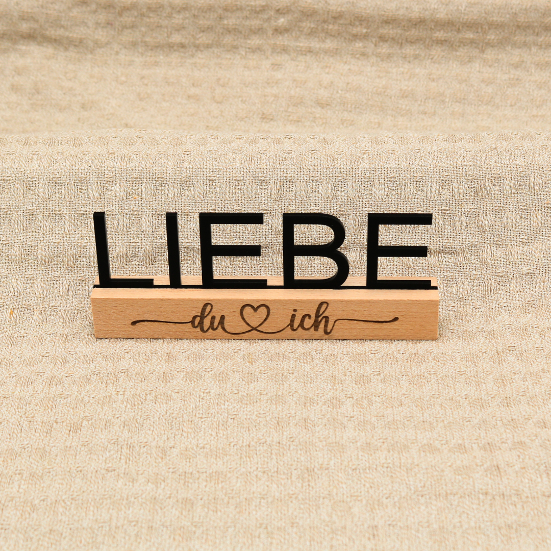 Acryl Schild LIEBE