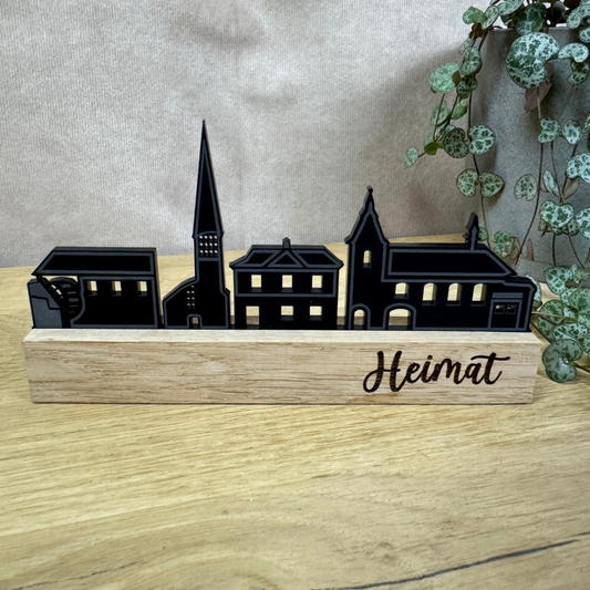 Acryl Schild Belecke Stadtsilhouette