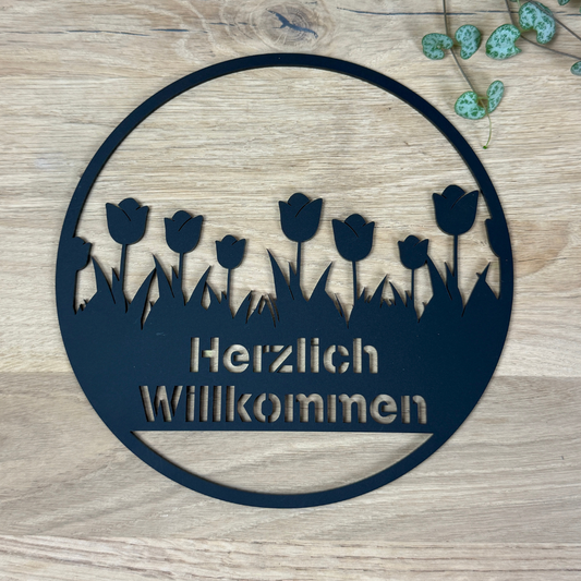 Türschild "Tulpen"