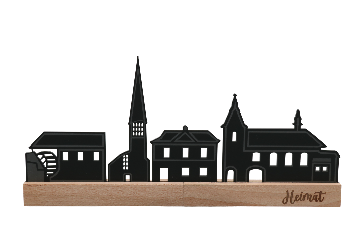 Acryl Schild Belecke Stadtsilhouette