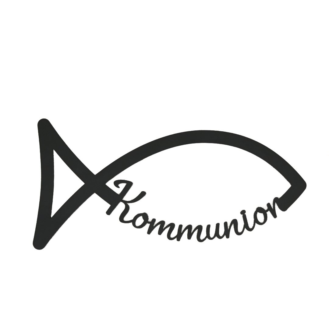 Türschild Fisch Kommunion