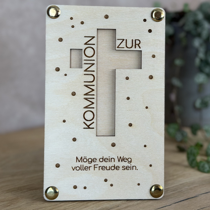 Wunscherfüller "Kommunion Kreuz"