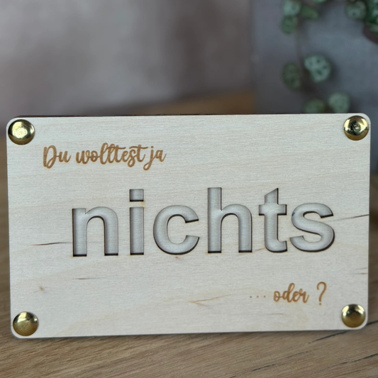 Wunscherfüller "Du wolltest ja nichts"