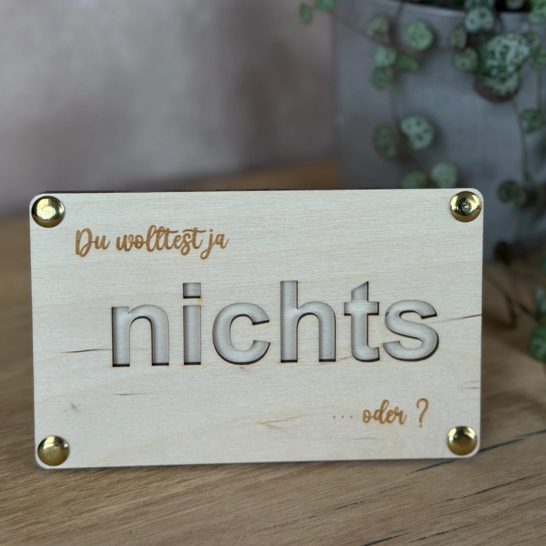 Wunscherfüller "Du wolltest ja nichts"