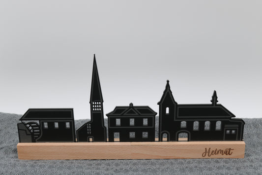 Acryl Schild Belecke Stadtsilhouette