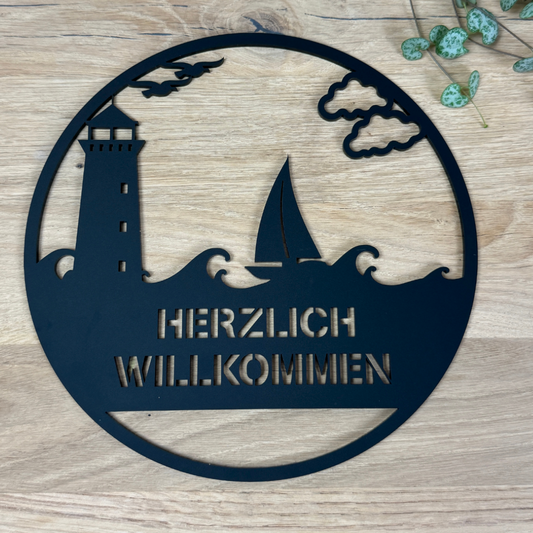 Türschild "Meer"