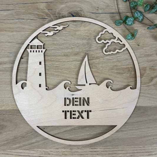 Personalisiertes Türschild "Meer"