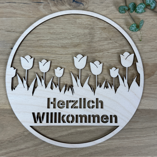 Türschild "Tulpen"