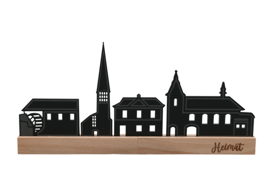 Acryl Schild Belecke Stadtsilhouette